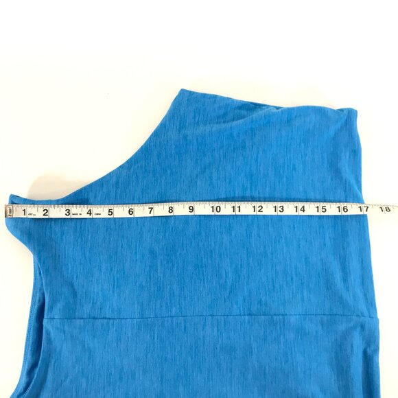 Torrid Low Impact Wireless High Neck Longline Active Top Women's Plus 4/4X Blue - Picture 6 of 8